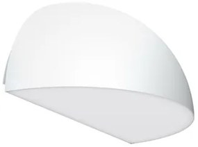 Applique Curva Monodirezionale con base E27 IP54 Bianca - Serie BRINA
