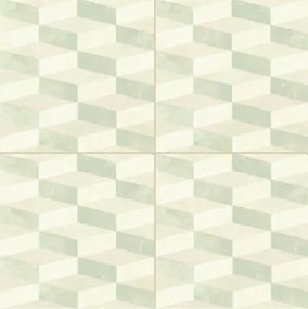 Mutina Azulej Cubo Piastrella Smaltata Cm 20x20 Gres Porcellanato Bianco