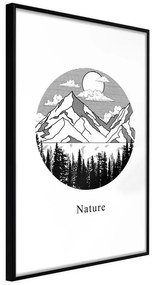 Poster  Wonders of Nature  Cornice Quadri Cornice nera, Larghezza x Altezza Home decor 30x45