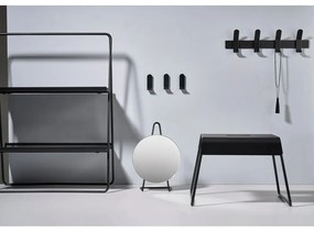 Appendiabiti da parete in metallo nero A-Rack - Zone