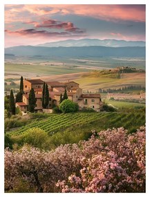 Dipinto 60x80 cm Pink Tuscany – Styler