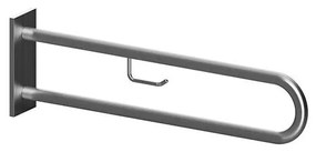 Maniglia 10x25 cm in acciaio inox/argento