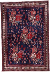 Afshar Tappeto 230x160 (Iran) Annodato A Mano