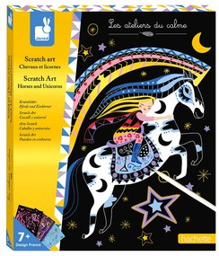 Scratch art - Cavalli e unicorni