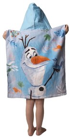Poncho bambino in spugna blu Frozen 2 - Jerry Fabrics