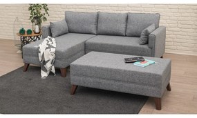 Divano angolare grigio (angolo sinistro) Bella - Balcab Home