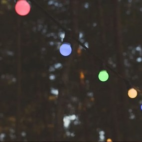 LED RGB Catena da esterno STRING 13 m 15xLED/0,5W/230V IP44