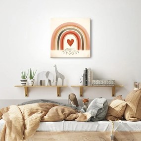 Quadro su tela – Porta arcobaleno verso il cuore