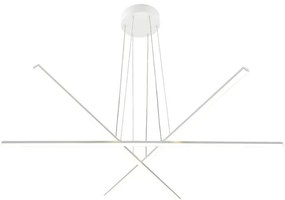 Lampadario LED design MIKADO bianco Ø100cm, luce con 3 temperature di colore 4500 lumen