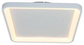 Brilagi - Plafoniera LED dimmerabile FALCON SLIM LED/50W/230V 50x50 cm bianca + telecomando