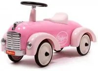 Auto Cavalcabile Vintage da Corsa per Bambini Baghera Speedster Rosa