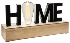 Statua Decorativa Atmosphera 'Home' Luce LED (34 x 16 x 8 cm)