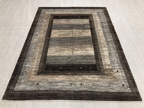 Loribaft Tappeto 180 x 240 Grigio (Iran) Annodato A Mano