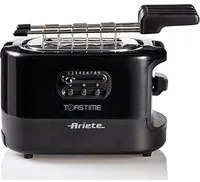 ARIETE TOASTIME NERO (0159/02) - TOSTAPANE ELETTRICO - 9 LIVELLI DORATURA - 700W