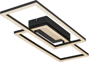 Searchlight 55624BK - Plafoniera a LED dimmerabile OVALOID LED/40W/230V 3000K 30x75 cm