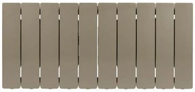 Radiatore acqua calda PRODIGE MODERN in alluminio, 10 elementi, interasse 350 mm, bronze