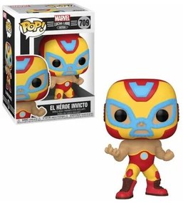 Statuina da Collezione Funko Pop! Marvel Lucha Libre - Iron Man Nº 709