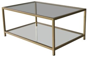 Tavolino in oro 60x90 cm Astro - Neostill