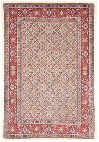 Moud Tappeto 150x100 Beige (Iran) Annodato A Mano