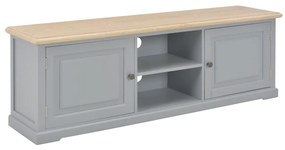 Mobile Tv Grigio 120x30x40 Cm İn Legno /