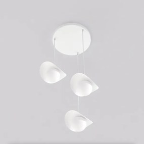 Lampadario sospeso su cavo RITUAL 3xG9/8W/230V bianco