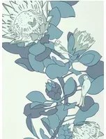 Paint & Paper Library Carta da parati Protea Trail - Blues Blue