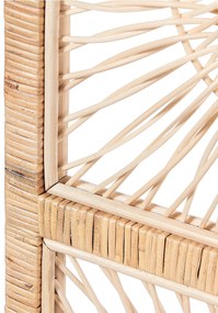 Paravento 3 pannelli rattan naturale 137 x 180 cm POMEZIA Beliani