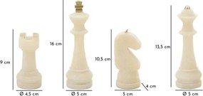 Scacchi Quarzy Set 8 Pz Assortiti Cm Ø 4,4X9,2-4,3X13,3-5X16-X4,5X10,3