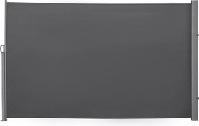 Frangivista da Giardino Estensibile 300x180A cm Poliestere Anti UV e Alluminio Grigio...
