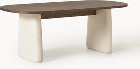 Tavolo ovale in legno di quercia Dune, varie misure
