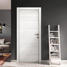 Porta interna a battente Honey in MDF colore larice, L 80 x H 210 cm, apertura reversibile