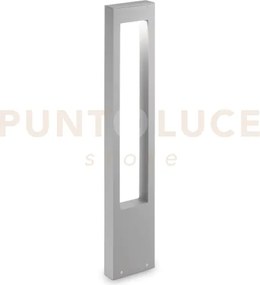 Vega paletto ip44 1 luce attacco g9 grigio 80cm