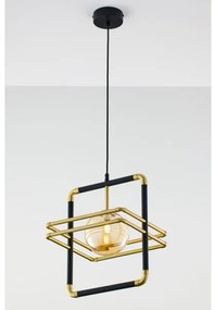 Jupiter 2025 - Lampadario a sospensione con filo FIORI 1xG9/10W/230V nero/oro/beige