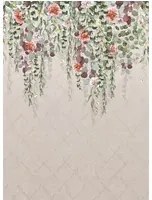 Osborne & Little Carta da parati panoramica Eucalyptus - Linen/ Coral
