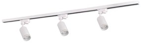Faretto per sistema a binario PARIGI 3xGU10/10W/230V + 1 m rotaia sistema