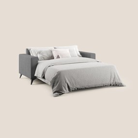 Pegaso divano letto con poggiatesta reclinabili e rivestimento T02 grigio