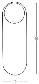 Zambelis H64 - Lampada da parete 1xG9/9W/230V oro