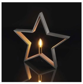 Decorazione natalizia 1xE14/230V grigio