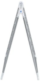 WENKO 3772020100 - Stendibiancheria PROFI 65x150 cm acciaio inox/argento/bianco
