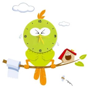 Applique a LED per bambini con gli orologi a LED/1W/3xAAA il soleLED/1W/3xAAA  uccello