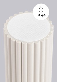 Plafoniera color crema con paralume in vetro ø 12 cm Orbital – Sollux