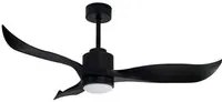 Ventilatore a Soffitto 3 Pale in ABS Luci Lampadina LED 5 Velocit Telecomando