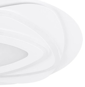 Plafoniera Contemporanea Palagiano Acciaio Bianco Luce Led Integrato 21W