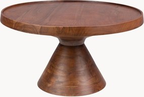 Tavolino da salotto rotondo in legno di acacia Floss