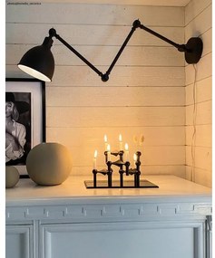 ByRydens 2827660-4000 - Applique dimmerabile BAZAR 1xE27/5W/230V nero