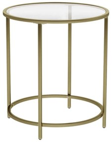 Tavolino d'appoggio LYRA dorato