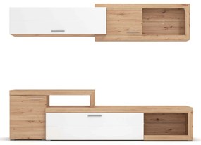 BILLIE - parete attrezzata quattro ante moderna minimal in legno