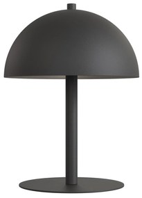 Lampada Da Tavolo Moderna Demetra Acciaio Nero 2 Luci G9 Ip20