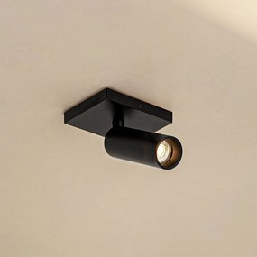 Arcchio Faretto da soffitto Brinja Slim, nero, 1 lampadina GU10 MR11 Slim Arcchio, dimmerabile, Nero, Corridoio, Alluminio, Moderno, Faretto