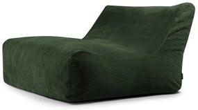 Puof a sacco verde con rivestimento in velluto a coste Sofa Lounge – SLOWDOWN